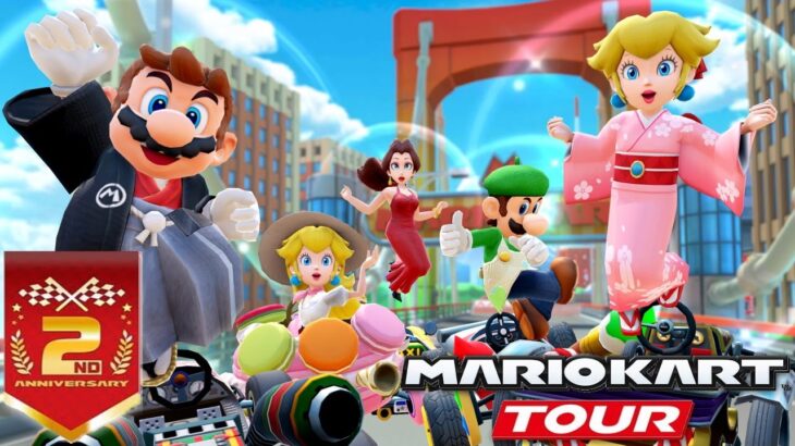 Mario Kart Tour 『マリオカートツアー』 First Look at 2nd Anniversary Tour around World’s Tracks – Gameplay ITA