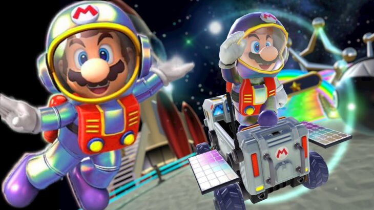 Mario Kart Tour 『マリオカートツアー』 First Look at new Space Tour with Mario (Satellaview) – Gameplay ITA