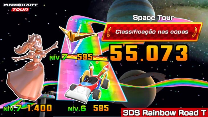 Nonstop Combo/High Score 3DS Rainbow Road T – Combo impecável Avenida Arco-íris X – Mario Kart Tour