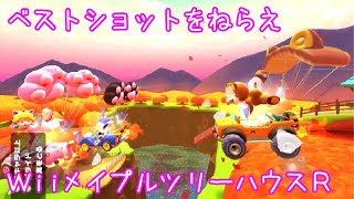 マリオカートツアー ベストショットをねらえ（WiiメイプルツリーハウスR）☆☆☆ / Mario Kart Tour – Snap a Photo (Wii Maple Treeway) ver.2