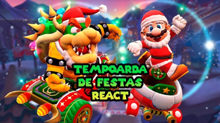 React: Temporada de Festas! Eventos, canos e novidades! de Mario Kart Tour!