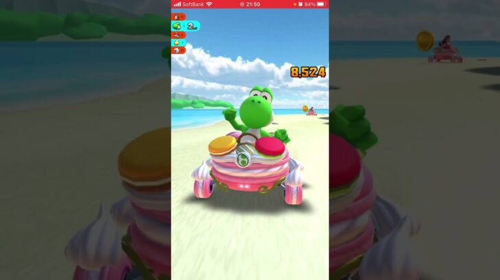 Turmariocart Has my red shell gone around? マリオカートツアー　ん？俺の赤甲羅一周してきた？