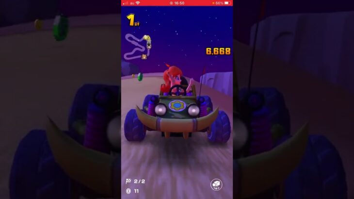 マリオカートツアー  デイリー消化のドカンガチャと１回無料のドカンガチャで金ドカンがきたー！