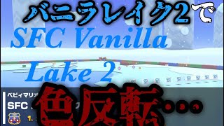 ⚠︎目に影響あり【マリオカートツアー】色反転シリーズ  #1  SFCバニラレイク2で色反転…