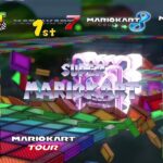 スーパーマリオカート　レインボーロード+音mad 比較　SNES Rainbow Road Mashup