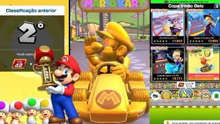 Ice Bro Cup Mario Kart Tour Space + Coin Rush GOLD MARIO Tour Gameplay