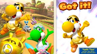 Mario Kart Tour 『マリオカートツアー』 First Look at Yoshi Tour with Yellow Yoshi (Gold Egg) – Gameplay ITA