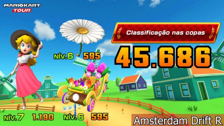 Nonstop Combo and High Score for Amsterdam Drift R – Mario Kart Tour