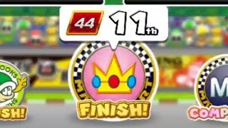 [マリオカートツアー]ランキングコース周回1週目(ピーチVSクッパツアー前半戦)