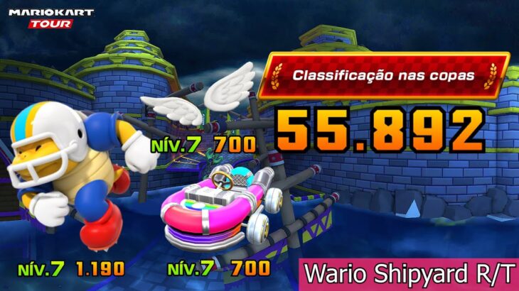 Nonstop combo and High score for Wario Shipyard R/T – Mario Kart Tour