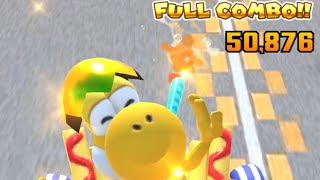 【マリオカートツアー】Wii ココナッツモール R【フルコンボ/50000+】