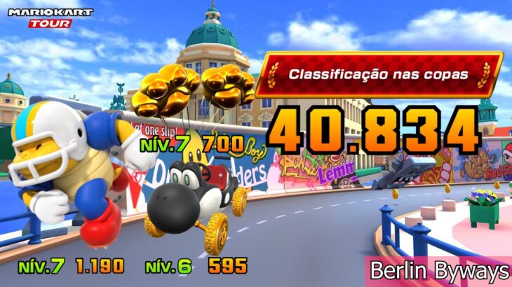 Nonstop Combo and High Score for Belin Byways – Mario Kart Tour