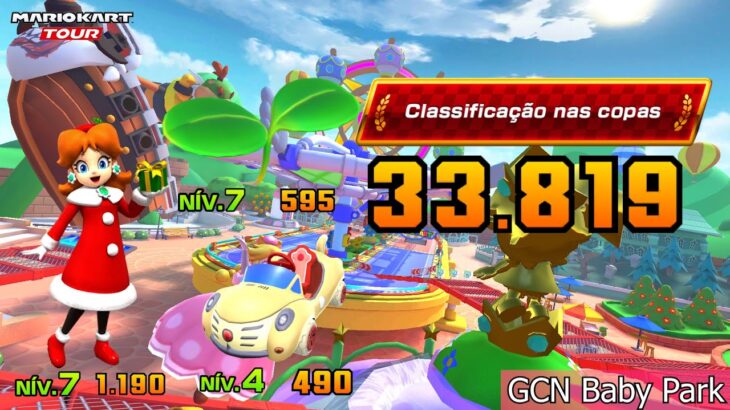 Nonstop combo and High Score for Baby Park – Mario Kart Tour