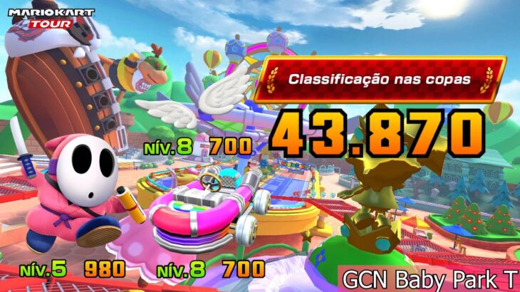 Nonstop combo and High Score for Baby Park T – Mario Kart Tour