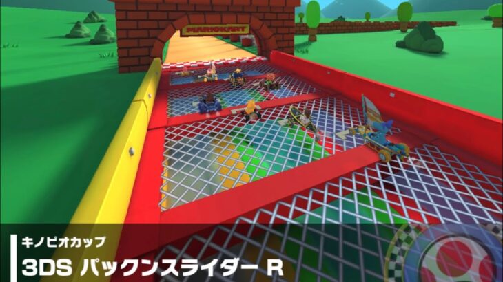 【マリオカートツアー】キノピオカップ 〜3DS パックンスライダー R〜