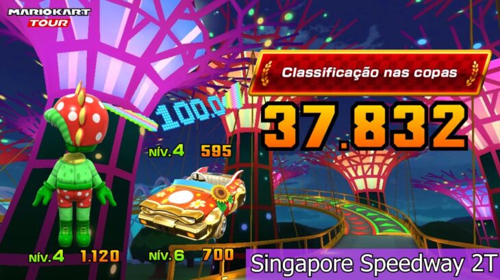 Nonstop and High Score for Singapore Speedway 2T  – Mario Kart Tour