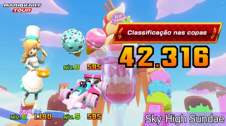 Nonstop and High Score for Sky-High Sundae  – Mario Kart Tour