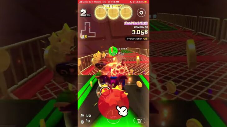 Mario Kart Tour Gameplay Animal Tour Playthrough (YouTubeShorts)iOS Mobile VideoGame YouTube Gaming