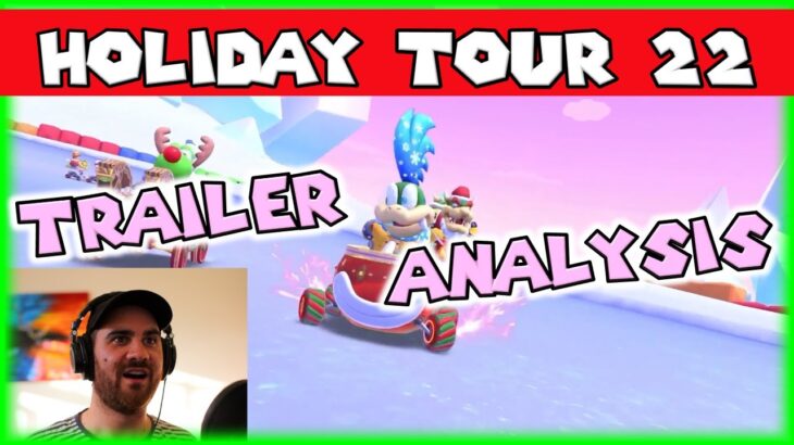 GBA SNOWLAND, & a new LARRY alt in MARIO KART TOUR | Holiday Tour Trailer analysis! #mario karttour