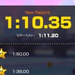 【タイムアタック】GBAスノーランド　1:10.35 #マリオカートツアー  #タイムアタック