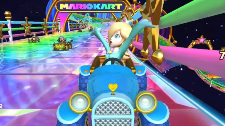 【マリオカートツアー】Wii レインボロード プレイ動画【4K】 Mario Kart Tour: Wii Rainbow Road Gameplay 4K