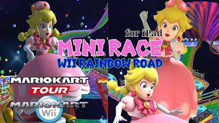 マリオカート ツアー キノピーチの『Wii レインボーロード』レース【키노피치／Peachette】
