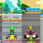 Evolution Of SNES Mario Circuit 2 Course In Mario Kart Series [1992-2020]