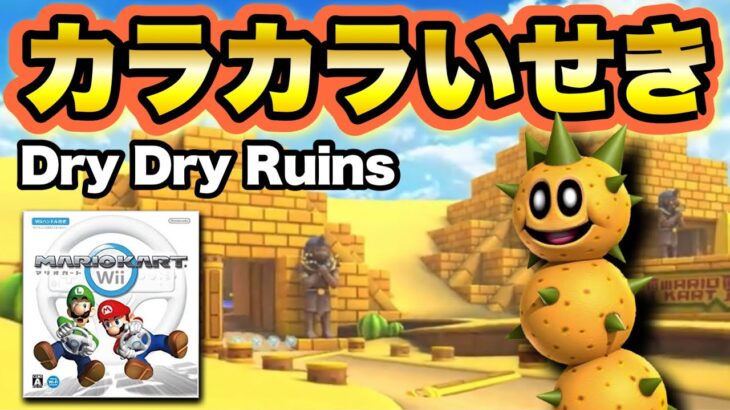 【マリオカートツアー】マリオカートWiiより「カラカラいせき」が登場!! / Mario Kart Tour “Wii Dry Dry Ruins” gameplay