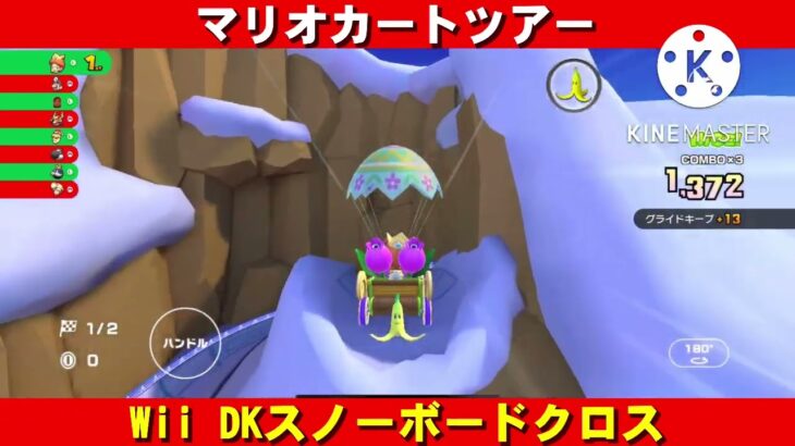 Wii『DKスノーボードクロス』走行動画【マリオカートツアー】