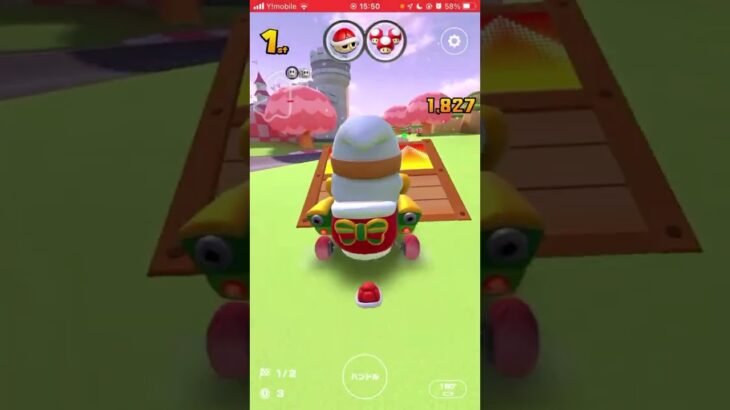 マリオカートツアー　なんもみえねぇwww
