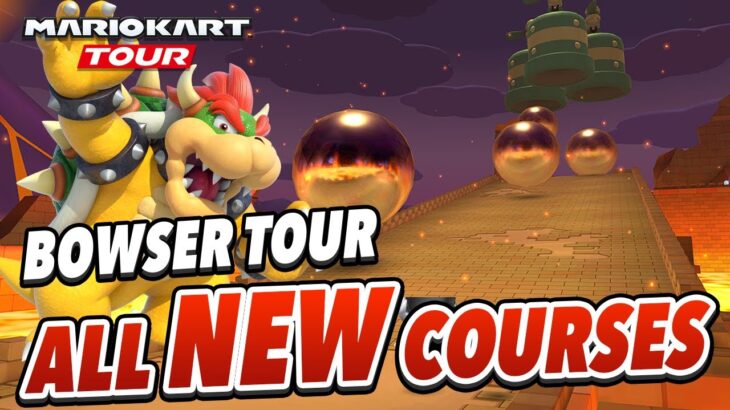 SNES Bowser Castle 3 and GBA Bowser’s Castle 4 are HERE! | Mario Kart Tour (Bowser Tour Gameplay)