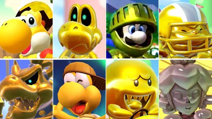 Mario Kart Tour – All Gold Characters Reveal Trailers (2019-2023)