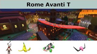 GIANT BANANA AND COIN FRENZIES: Rome Avanti T Run | Night Tour | Mario Kart Tour