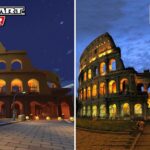 実物比較【ローマアバンティ編】マリオカートツアーで観光しよう！【Rome Avanti】Real comparison【Mario Kart Tour】