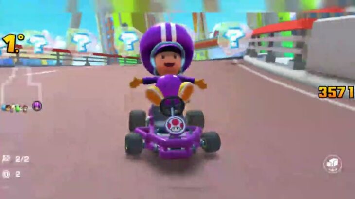 carrera en la copa kamek, jugando mario kart tour – wilys