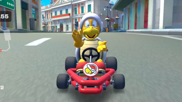 carrera para la copa daisy, jugando mario kart tour – wilys