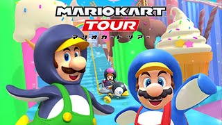 マリオカート ツアー　アイスツアー トレーラーに反応するマリカ配信者【ちゃりっちょの反応】