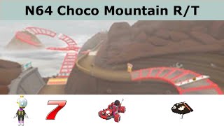 Did My Mii Cry at the Finish Line? N64 Choco Mountain R/T Run | Battle Tour (2023) | Mario Kart Tour