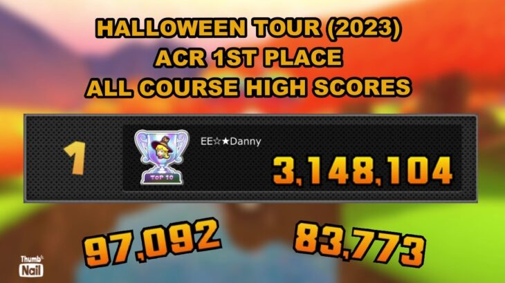 Mario Kart Tour – Halloween Tour (2023) ACR 1st Place: All Courses High Scores