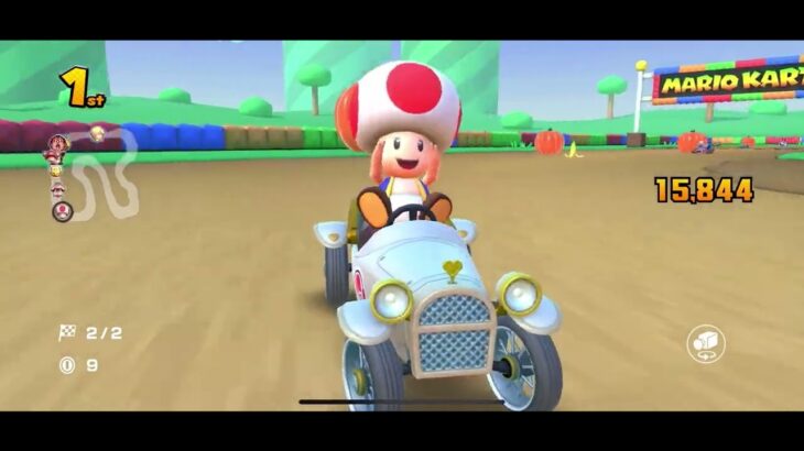 マリオカートツアー SFCドーナツへいや1 / Mario Kart Tour SNES Donut Plains 1