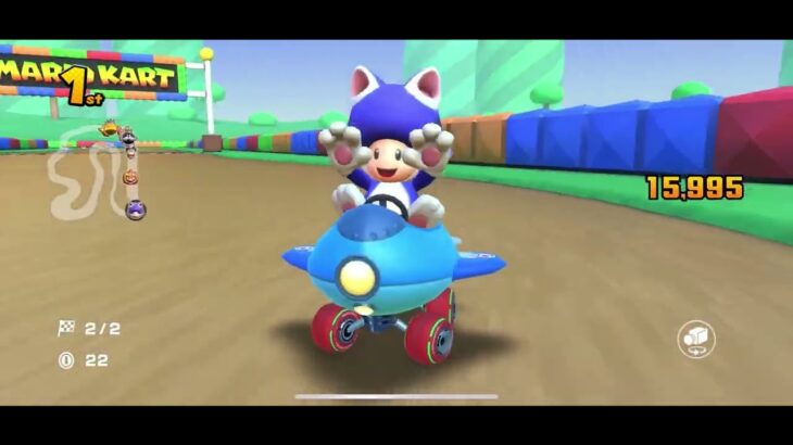 マリオカートツアー SFCドーナツへいや2 / Mario Kart Tour SNES Donut Plains 2