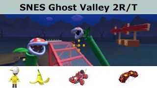 Mii Flies with Coin Frenzies! SNES Ghost Valley 2R/T Run | Halloween Tour (2023) | Mario Kart Tour