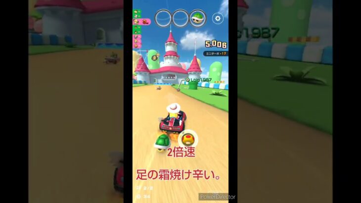 マリオカートツアーデイリーチャレンジ　No.119　ピーチVSクッパツアー7日目　3DSマリオサーキットR