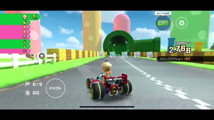 【マリオカートツアー】ロゼッタさんレーシングカーでかっ飛ばす！