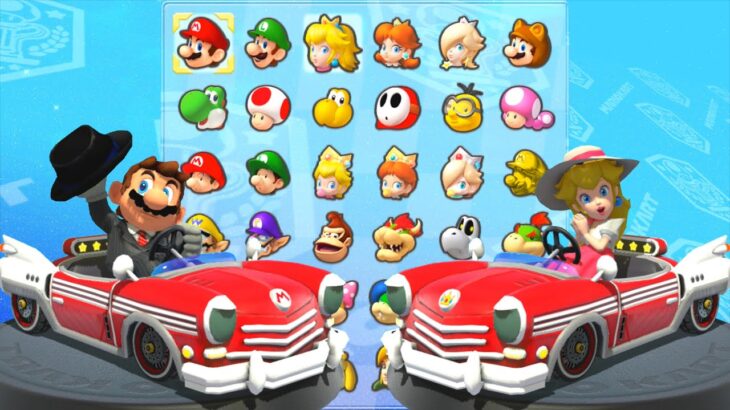 【マリオカート8デラックス】マリオとピーチ(Red Taxi)でNintendo Switch の最高のレーシング ゲーム