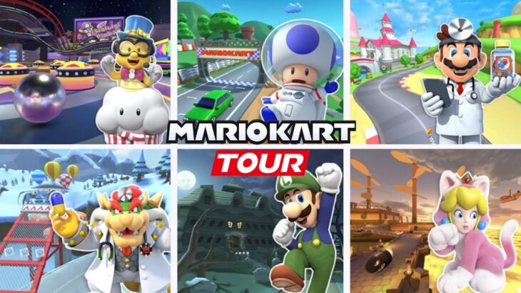 MARIO KART TOUR – All DS Courses (All Variants)
