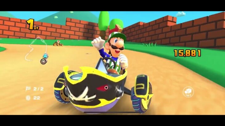 マリオカートツアー 3DSパックンスライダー / Mario Kart Tour 3DS Piranha Plant Slide