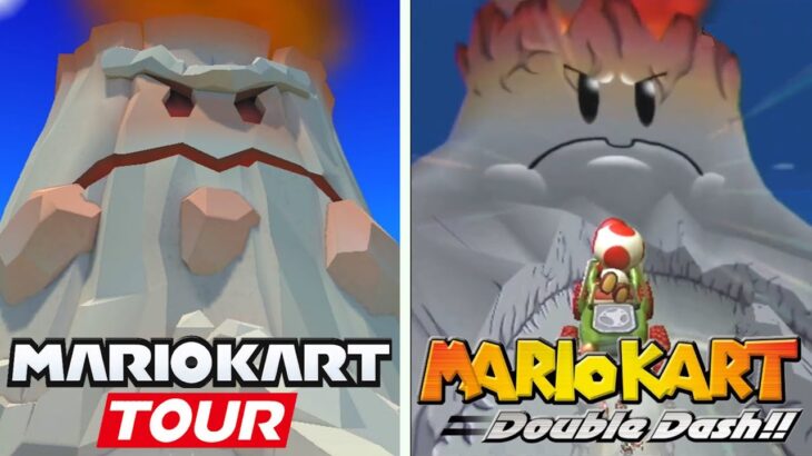MARIO KART TOUR – All GameCube Course Side-by-Side Comparisons