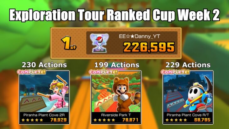 Mario Kart Tour – Exploration Tour (2024) Ranked Cup Week 2 226,595 pts