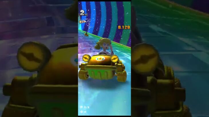 浴衣ピーチで大爆走！　マリオカートツアー　wii レインボーロードRX 150cc　　MARIOKART